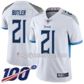 Camiseta Hombre NFL Tennessee Titans Malcolm Butler 21 Nike Blanco 100th